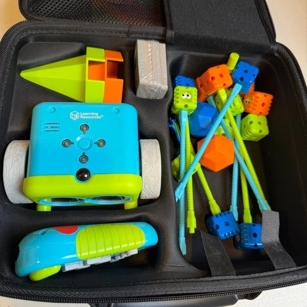 Learning Resources Kids Botley Coding Robot Activity Set Blue STEM‎ Toy Case
